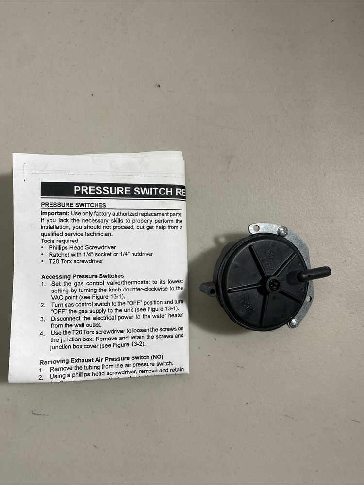 A.O Smith K,SWITCH AIR PRESSURE -142 WC NC