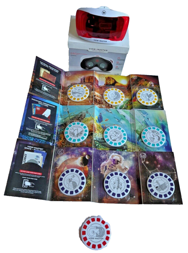 View-Master Virtual Reality Deluxe VR Viewer & 3 Experience Packs