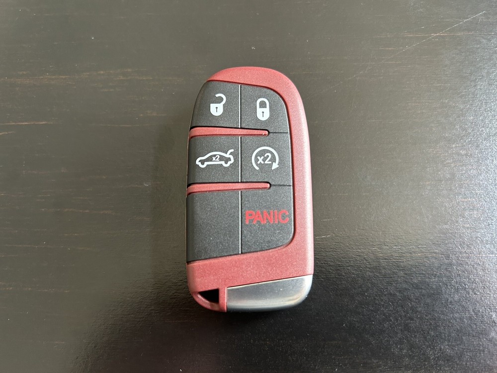SRT Challenger/Charger/Chrysler Keyfob In Red (Shell Only)