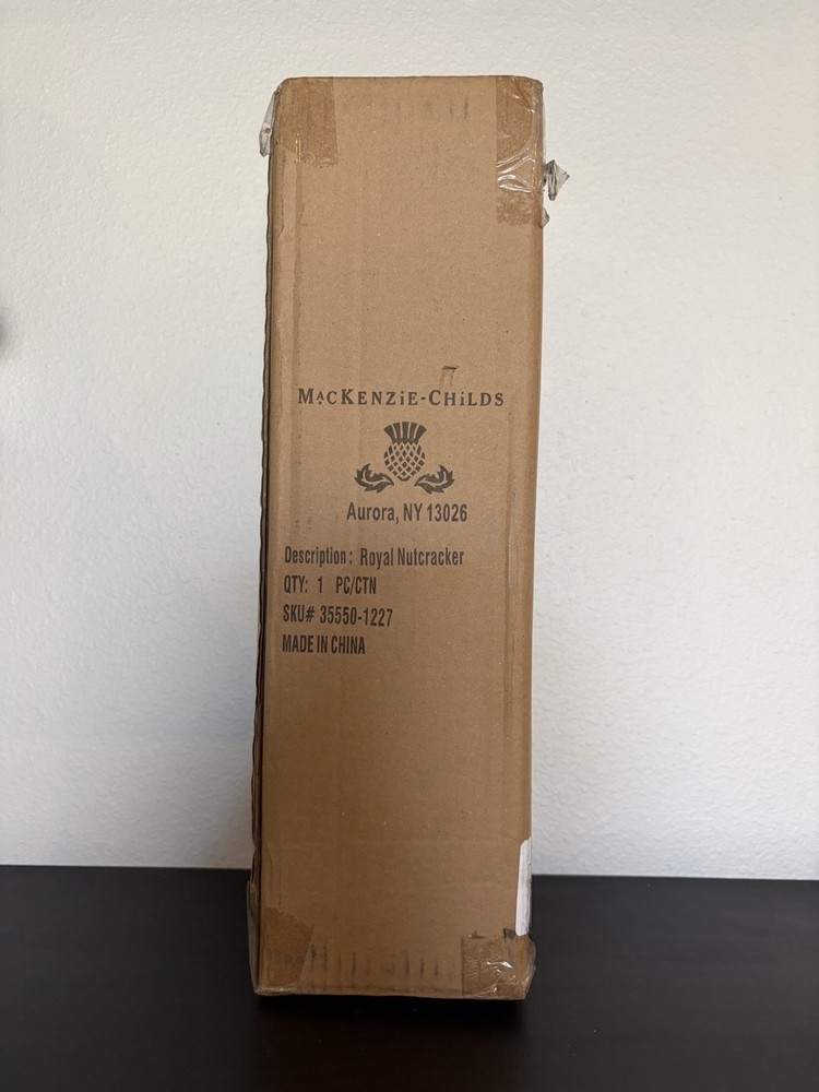 Mackenzie Childs Royal 15" Nutcracker NEW