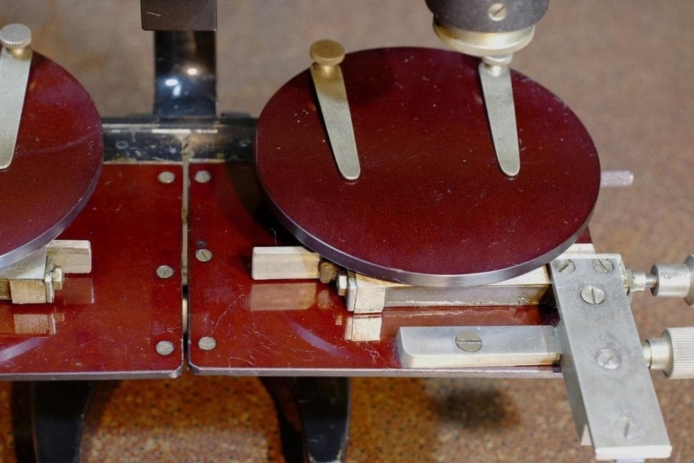 Antique Early Showa Japanese Comparison Microscope Reflected Light Forensic Type