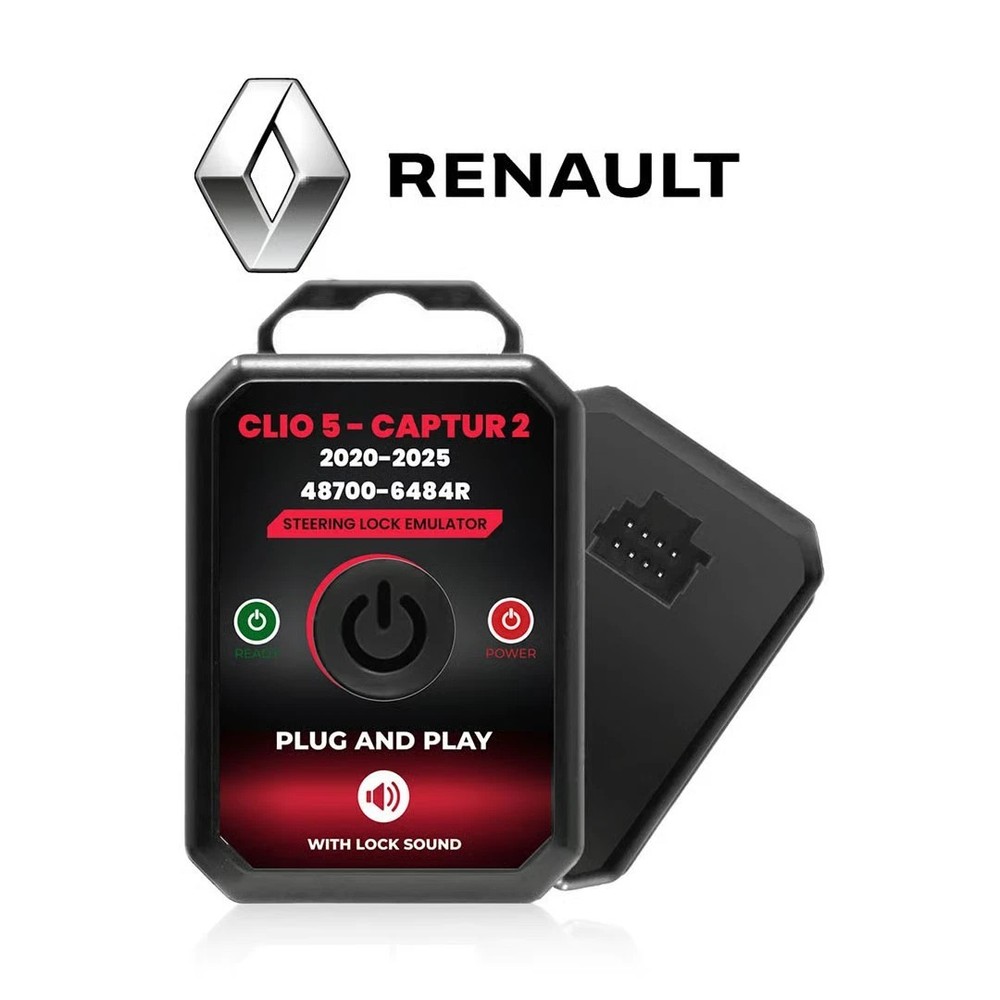 Electronic Lock Emulator COMPATIBLE FOR Renault Clio 5 Captur 2 Zoe