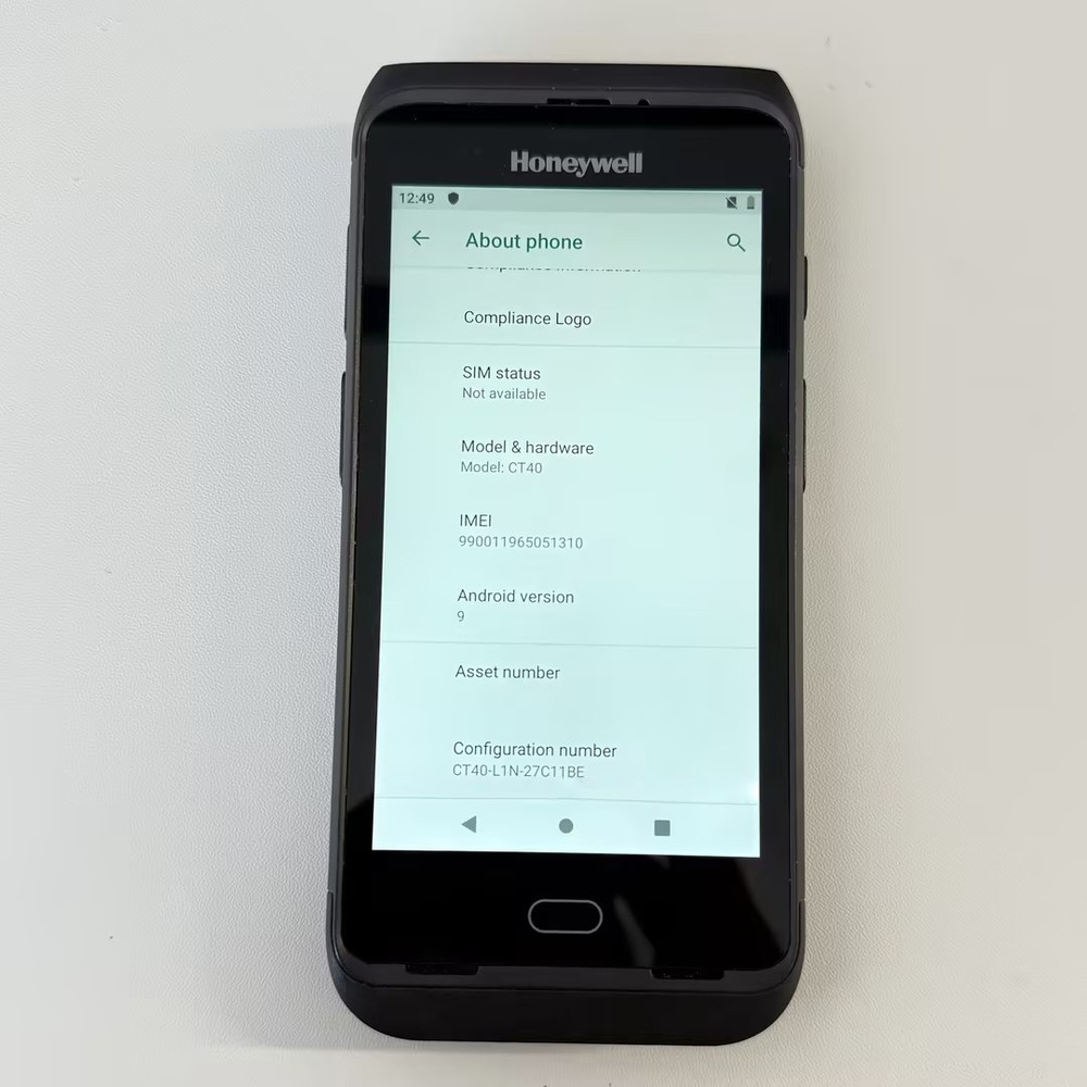 Honeywell CT40-L1N-27C21BE 6703 Barcode Scanner CT40 Android GMS Mobile Computer