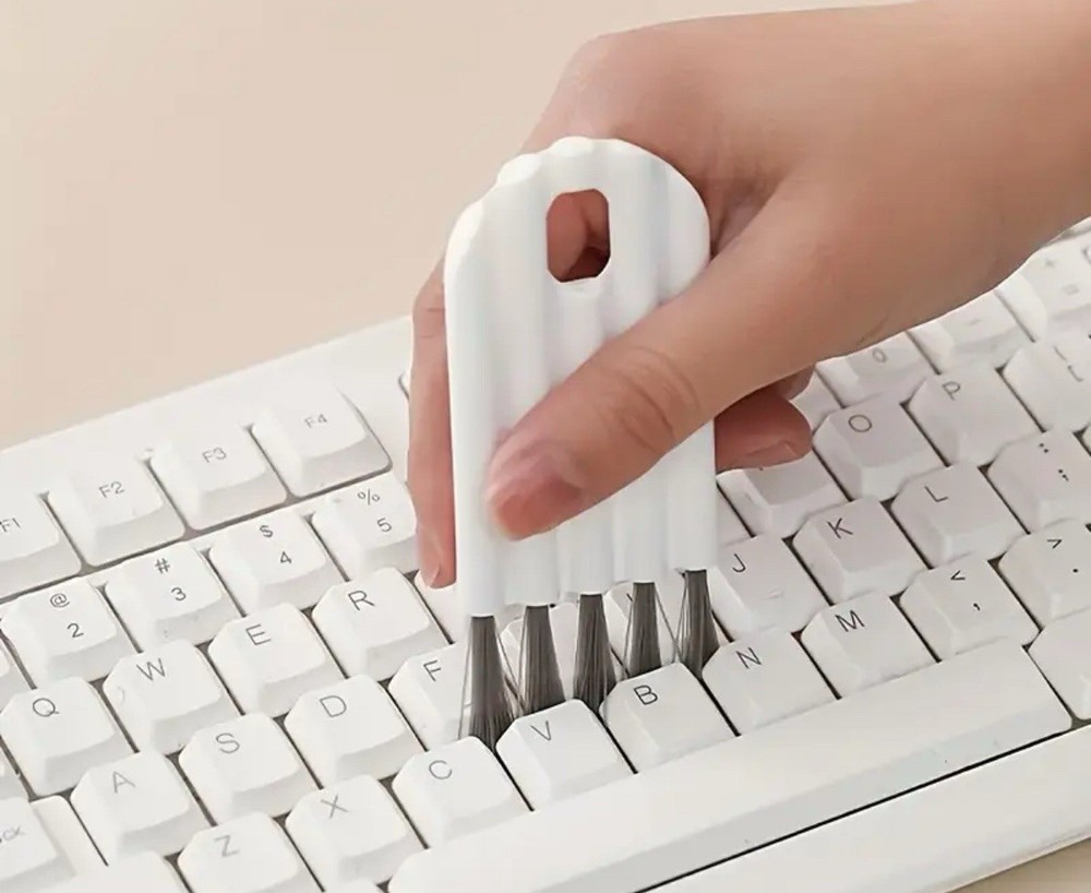 2 pack Keyboard cleaning brush, desk accessory.