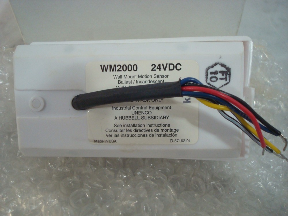 UNENCO MOTION SENSOR # WM2000 WIDE VIEW wall mount PIR