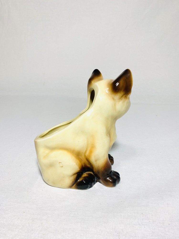 Siamese Cat Planter - Vintage 1950's