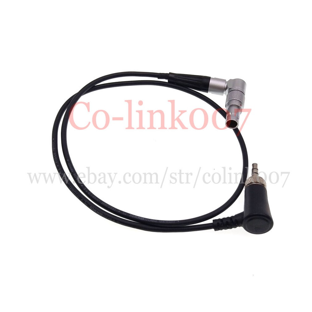 RED EPIC Time Code Cable, Rotatable 4pin to 3.5 with Lock
