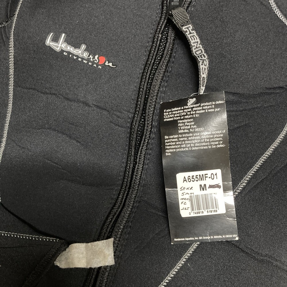 Henderson Thermoprene 5mm Men’s Front Zip Jacket Size Medium