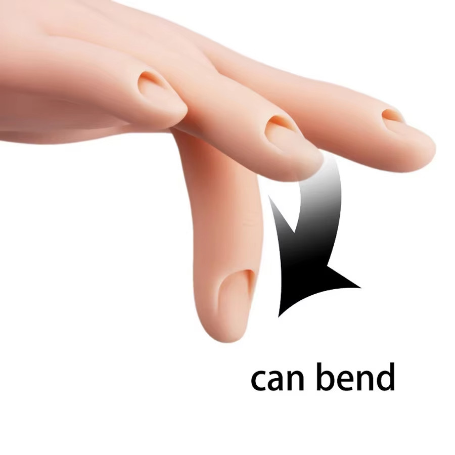 Manicure practice plastic hand model