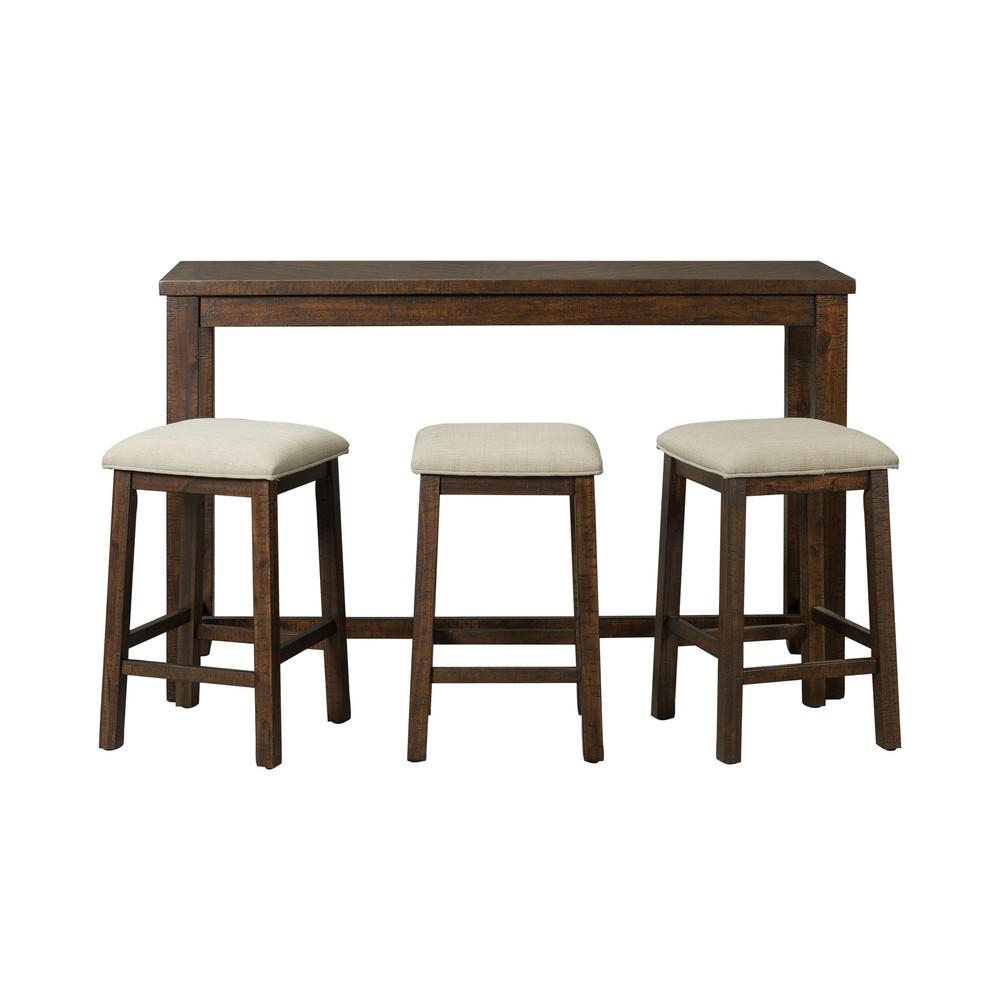 Picket House Furnishings Dex Bar Table Single Pack (Table + Three Stools)