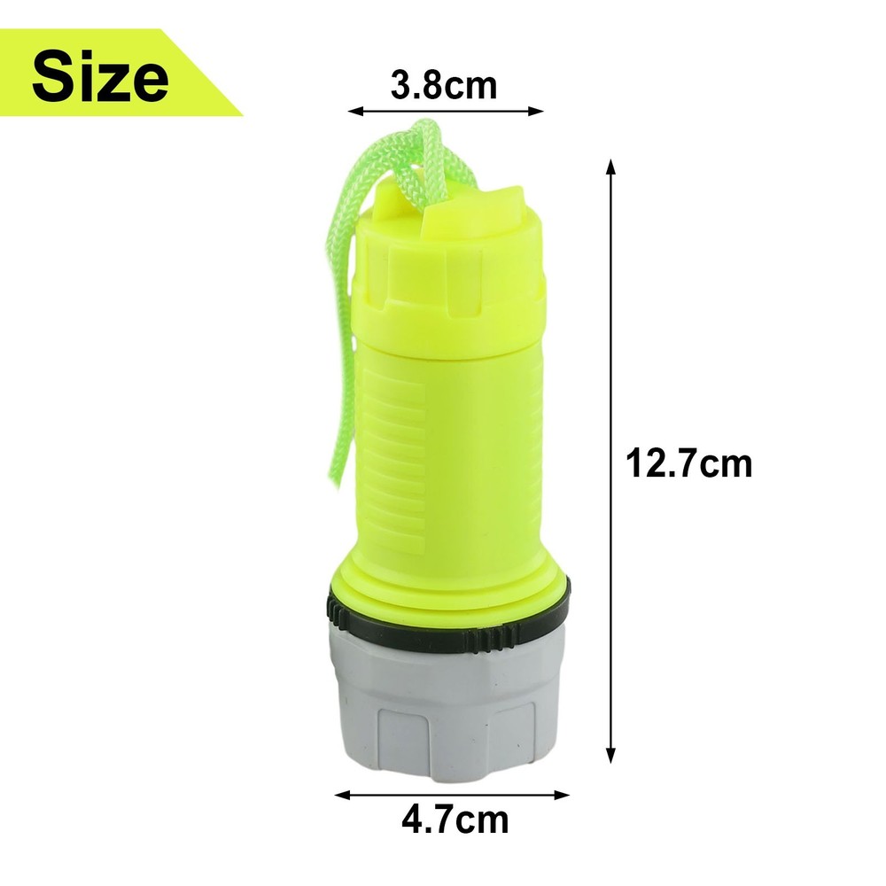 Professional LED Scuba Diving Flashlight with Long lasting Performance