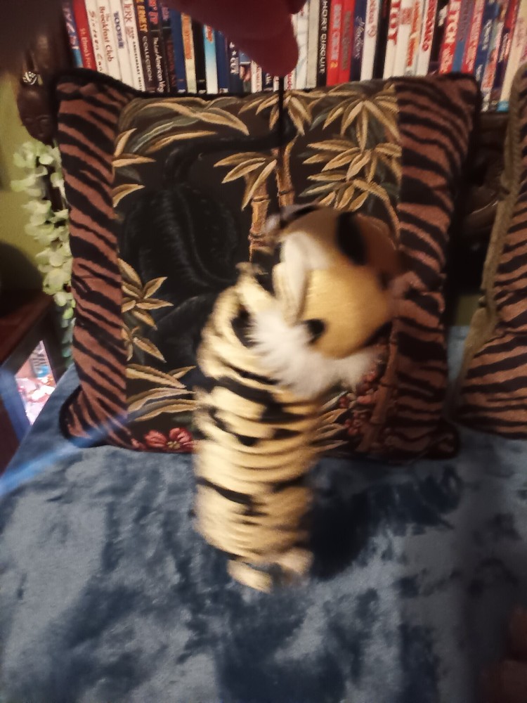 Leopard print soft slinky infant toy