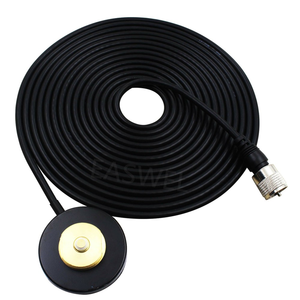 MAGNET MOUNT NMO ANTENNA BASE WITH PL-259 CONNECTOR