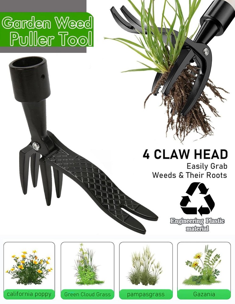 Stand Up Weed Puller Claw Tool Garden Root Remover Foot Pedal Digging Tool