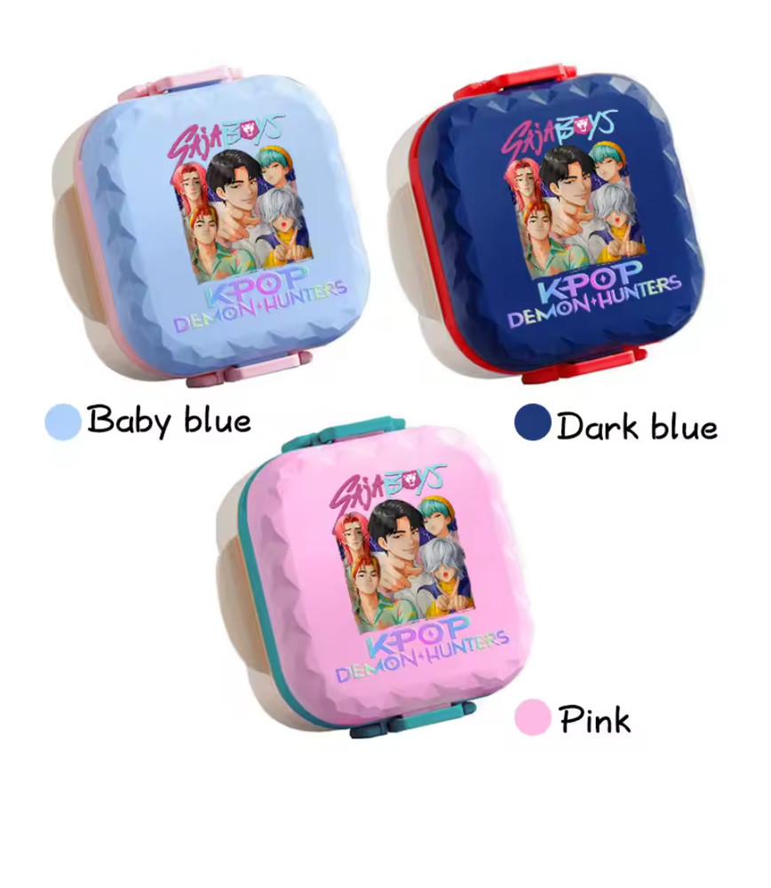 1 PC Random Kpop Devil Hunter Lunch Box Food Container For Kids