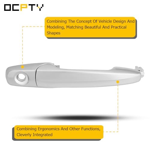 Door Handle Exterior Front Driver Passenger Side Replacement fit 2007-2012