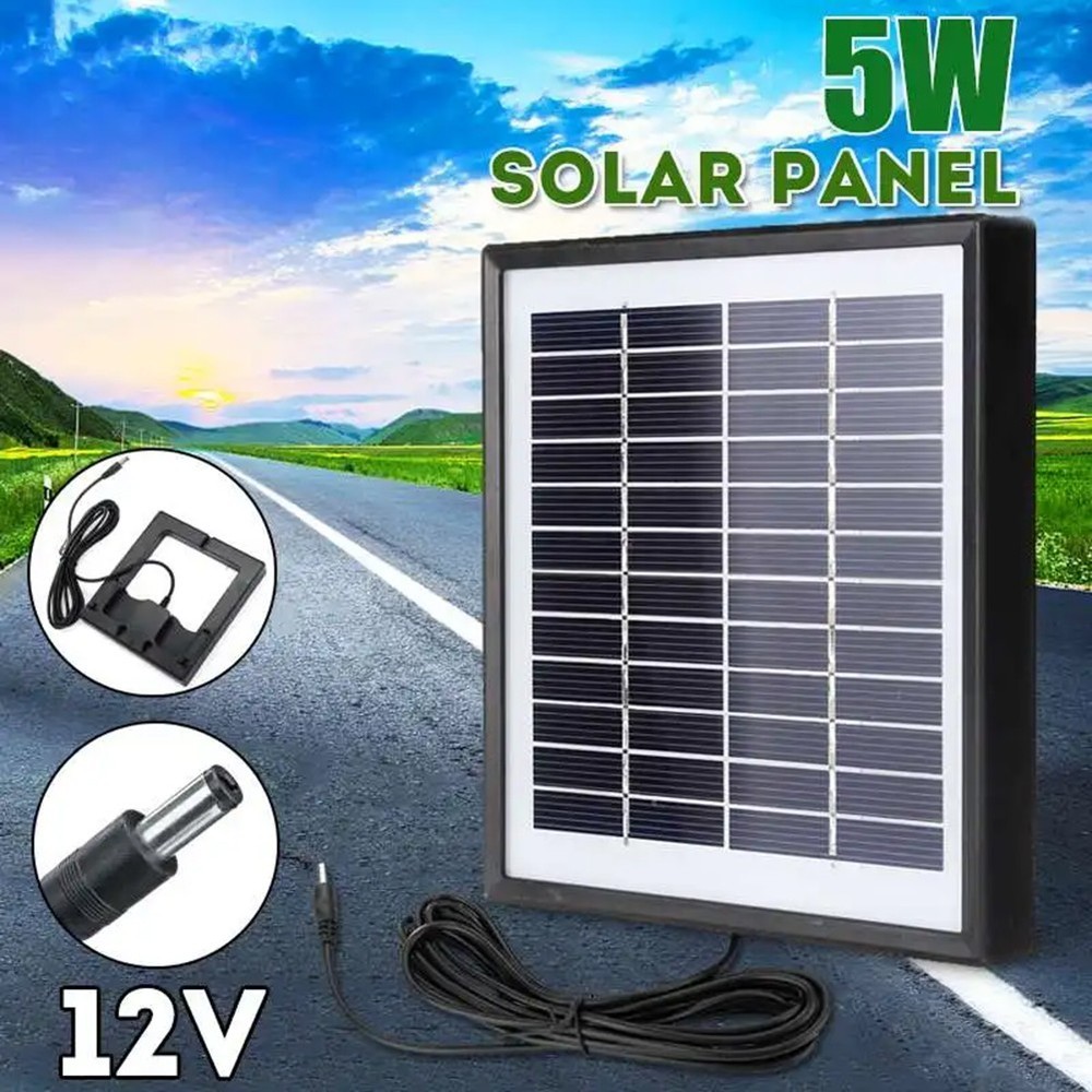 Convenient Charging Solution Lightweight 12V Solar Panel with Long Cable