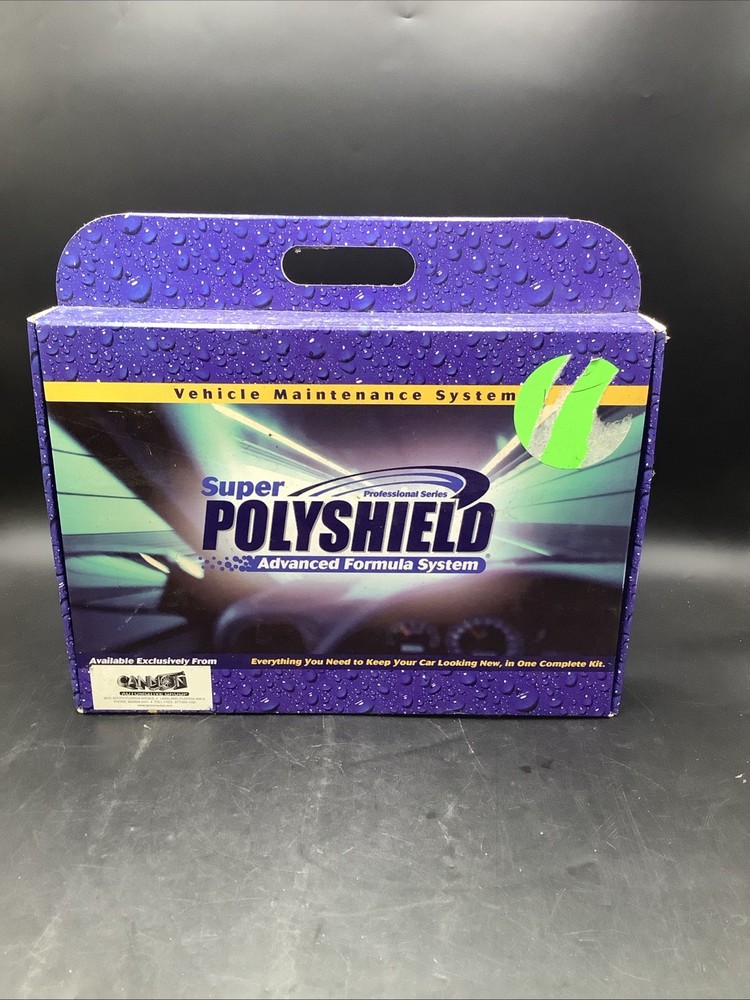 Super Polyshield Advanced Formula Car Detailing System -Complete Kit  -18
