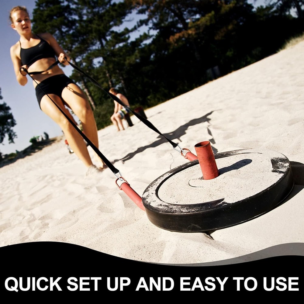 2 Pcs Strap for Weighted Sled Training Workout Equipment Nylon Sled Harness Pull