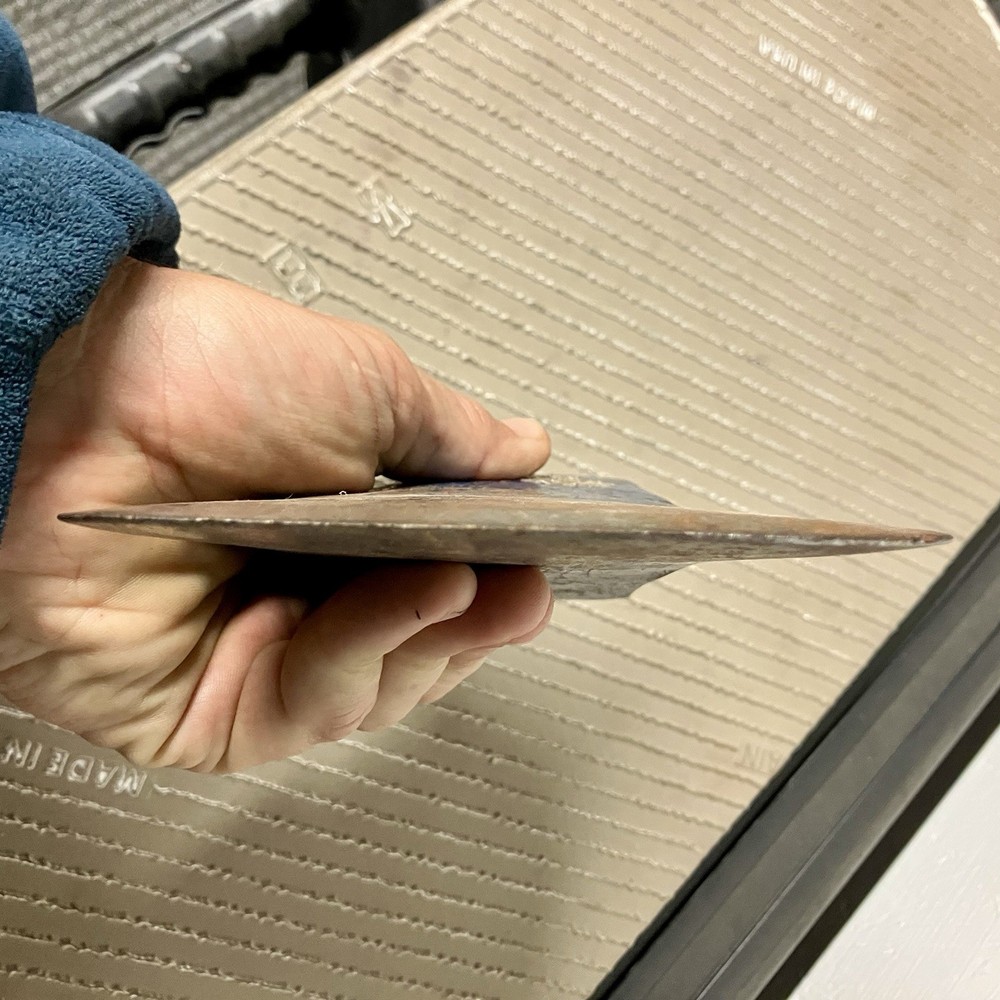 Possibly a Collins Axe Head Michigan Pattern Original Blue Paint