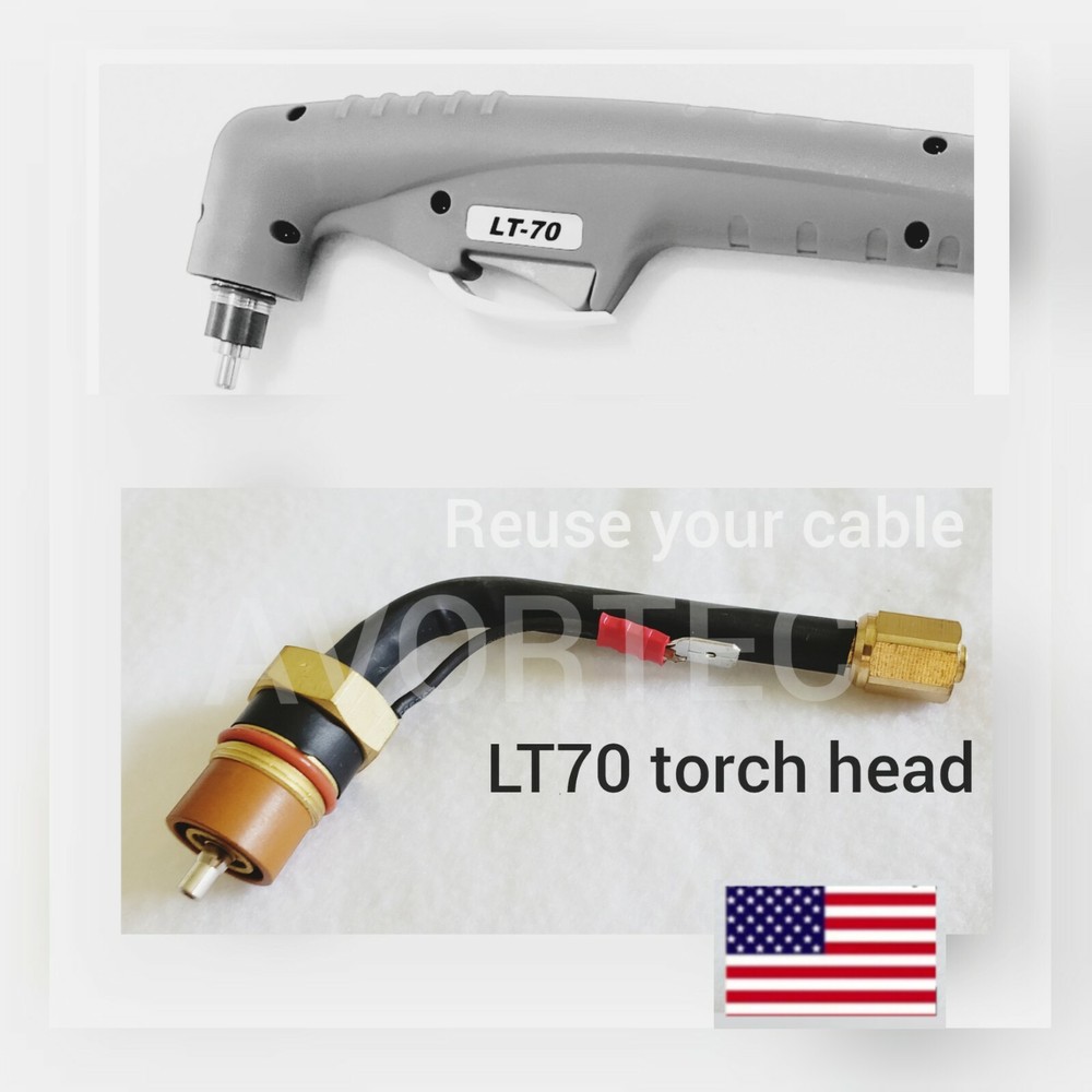 LT70 Plasma Torch head,fix your torch,reuse the cable.