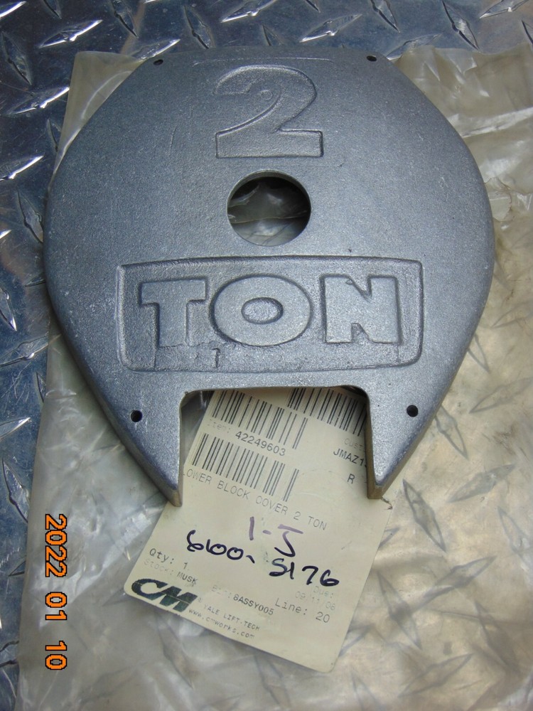 YALE  HOIST REPLACEMENT PART COVER 42249603