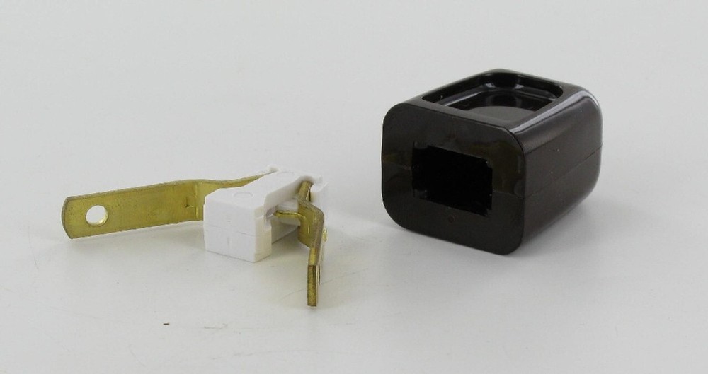 BROWN Quick-connect Plug Polarized for SPT-1 wire LAMP PART