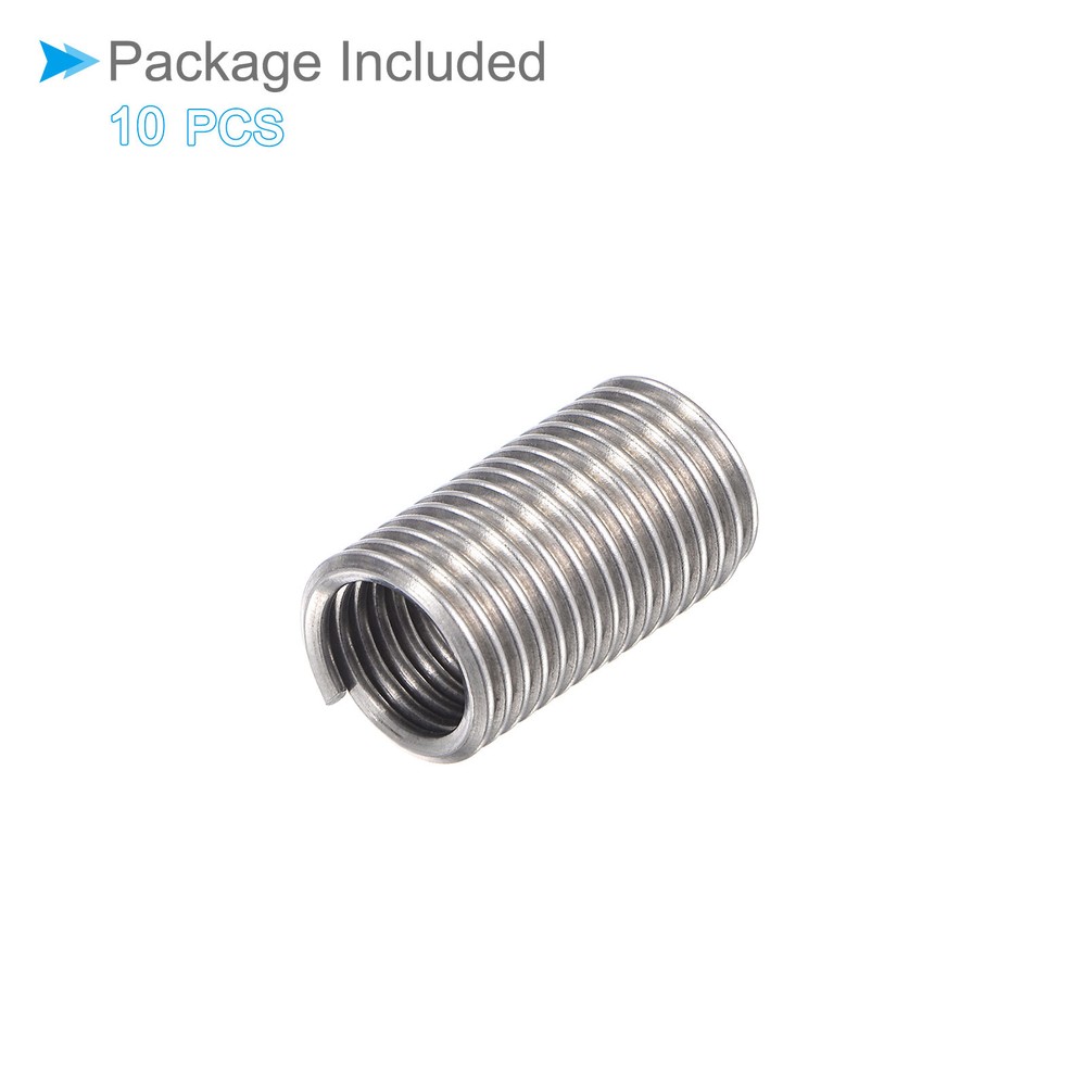 10pcs 3/8-16 UNC 3.0D Wire Thread Repair Insert Helical Type Coiled