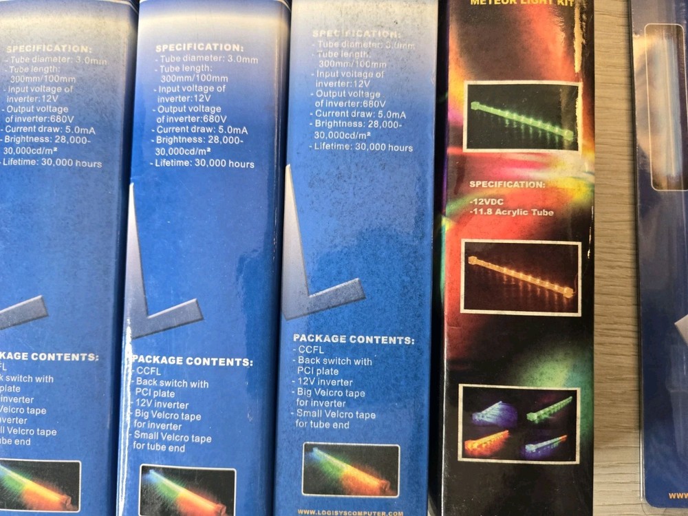 Lot 7 Sealed Logisys Cathode, Meteor Light, Sunbeam Cathode Kits J111