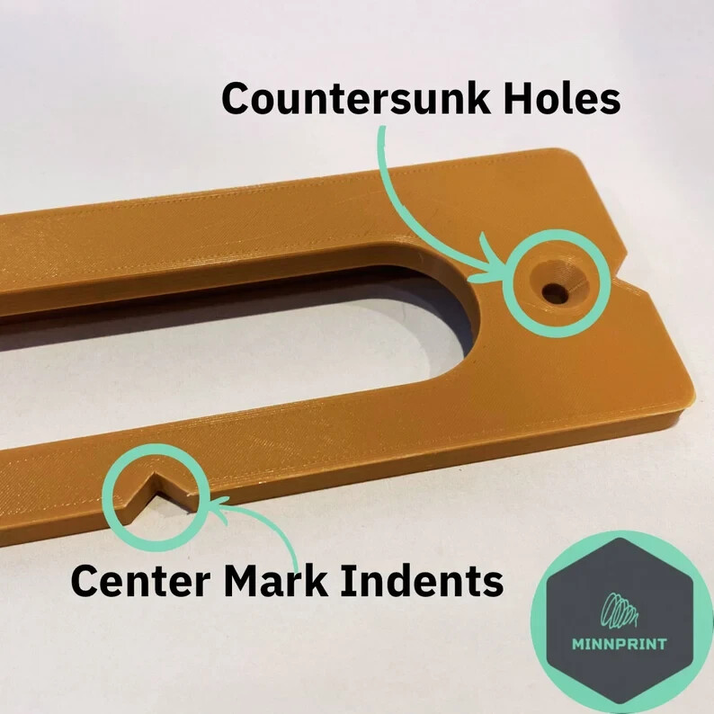 SOSS #218 Invisible / Hidden Hinge Router Template Kit