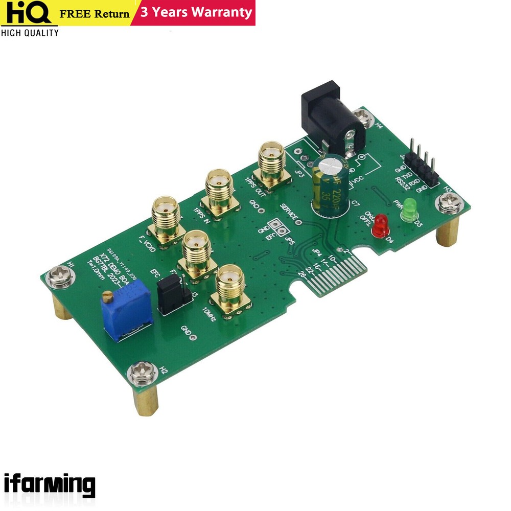 BG7TBL X72 Rubidium Clock Interface Board Atomic Clock Testing Board Fitfor 1PPS