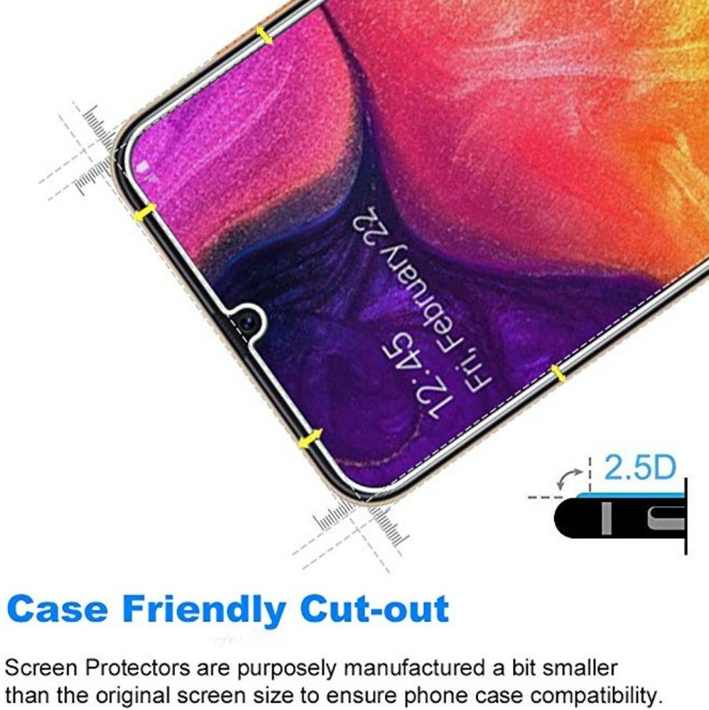 3-Pack Tempered Glass Clear HD Screen Protector For Samsung Galaxy A10e A10E