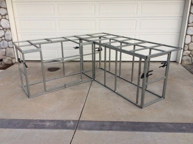 Custom DIY BBQ Island frame kit - any style