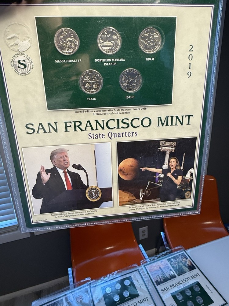 Commemorative Limited Edition San Francisco Mint State Quarters,  2012-2019