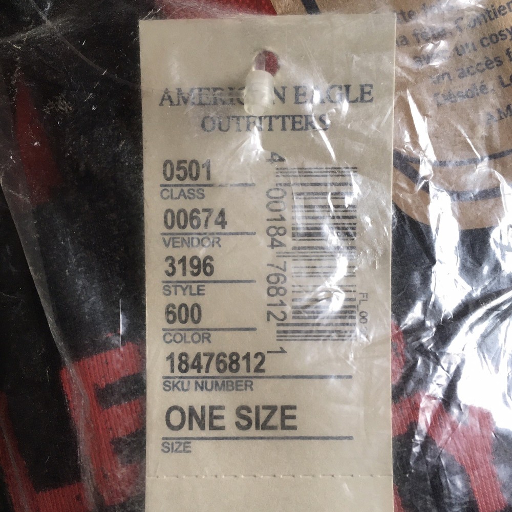 American Eagle Cooler Party Pack Sling Bag 5 Can Adjustable Strap Red