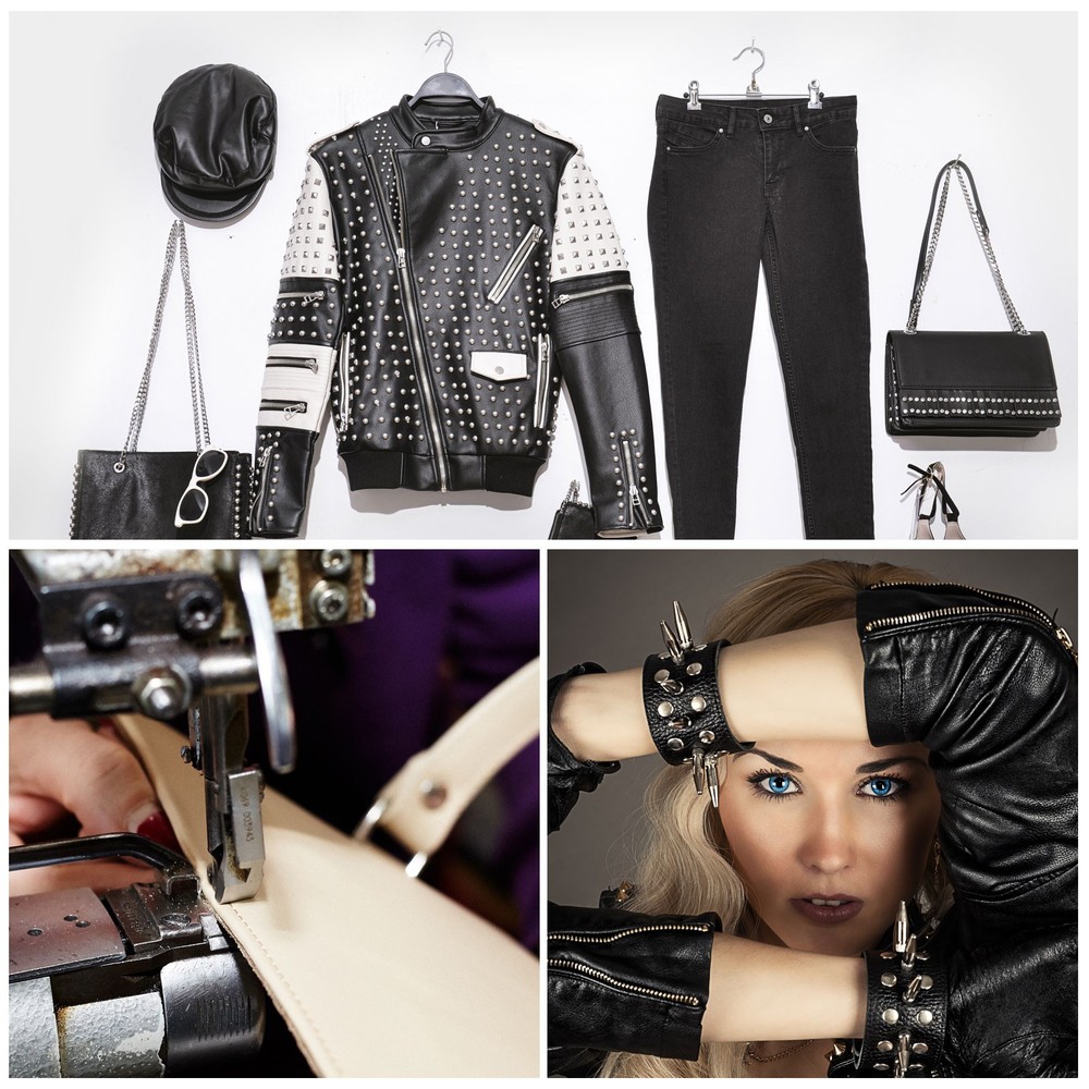 100Pcs Square Pyramid Rivets, 10mm Two-Jaw Studs Spikes (Green)