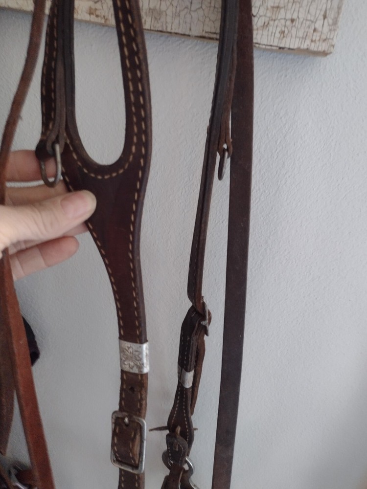1970 Vintage Split Ear Western Working Bridle