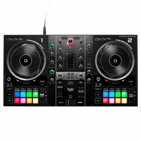 Hercules DJControl Inpulse 500 2-Channel DJ Controller w/ Built-In Interface