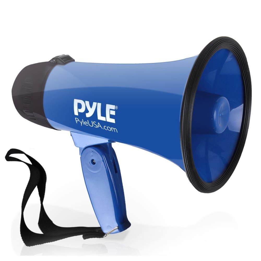 Pyle Compact Portable Megaphone Speaker Siren Bullhorn