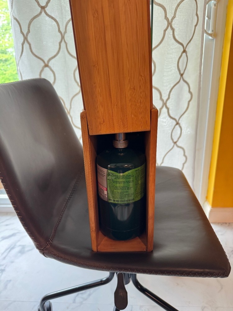 Fireside Audiobox Black – Bluetooth Speaker with Real Dancing Flames