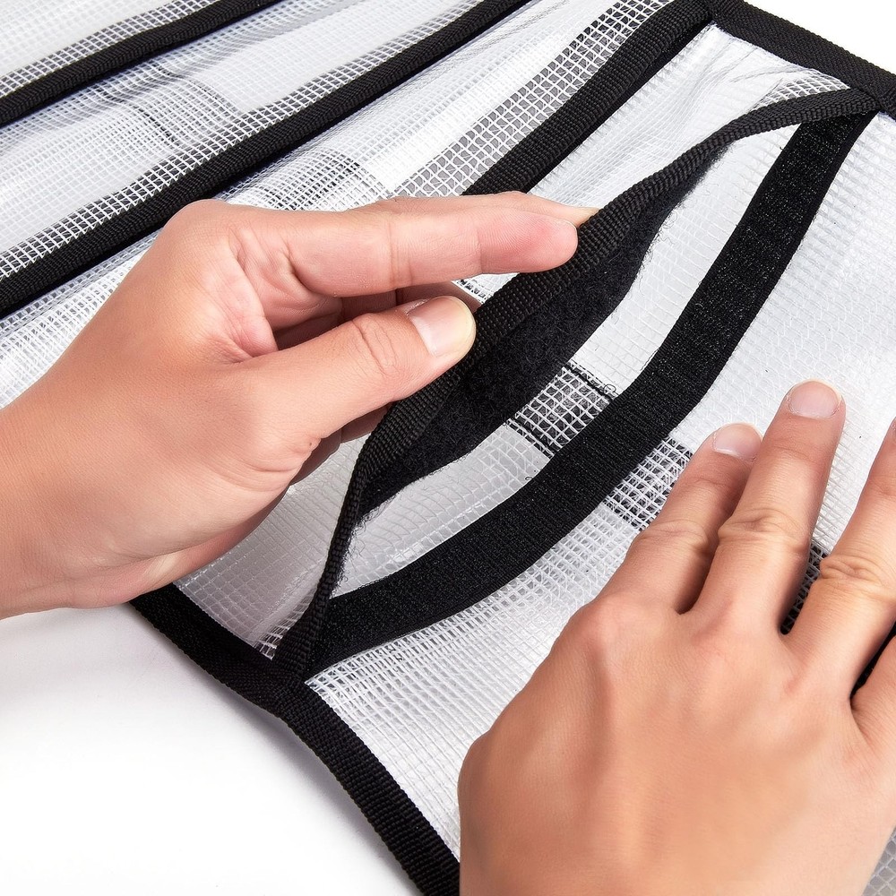 Large Tool Roll Bag, 6-Pocket Expanded Organizer for Longer Tools & Gear | 35...