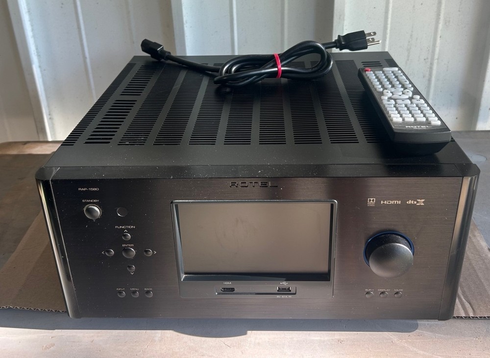 Rotel  RAP-1580 Surround Amplified Processor and Remote bundle