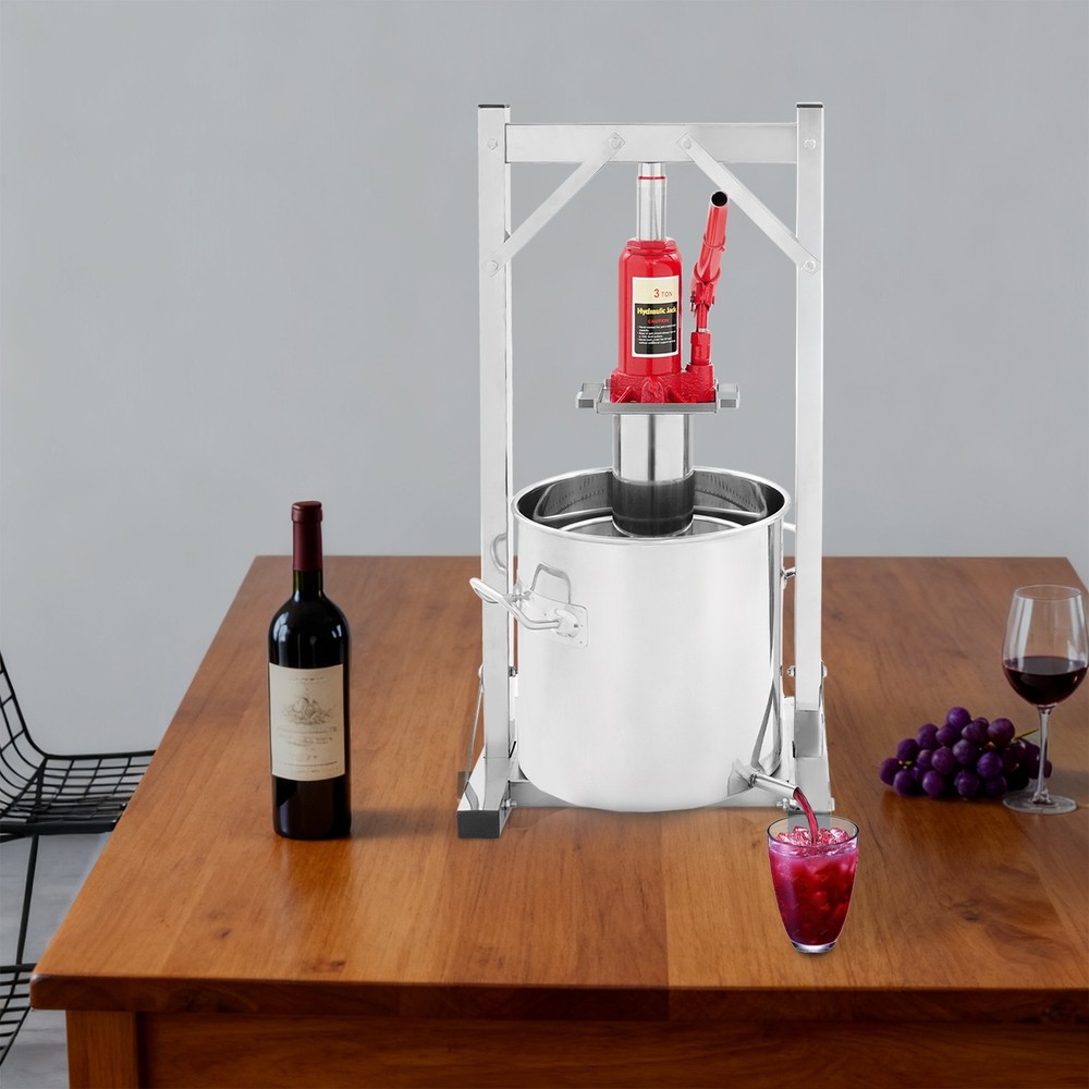 12L Hydraulic Manual Fruit Wine Press Jack Press Extractor Wine Press Machine