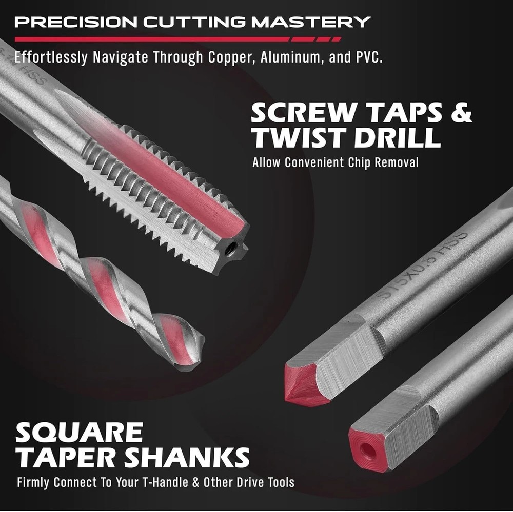 Universal 320pc Thread Repair Kit - Durable Heli Coil Engine Motor Studs