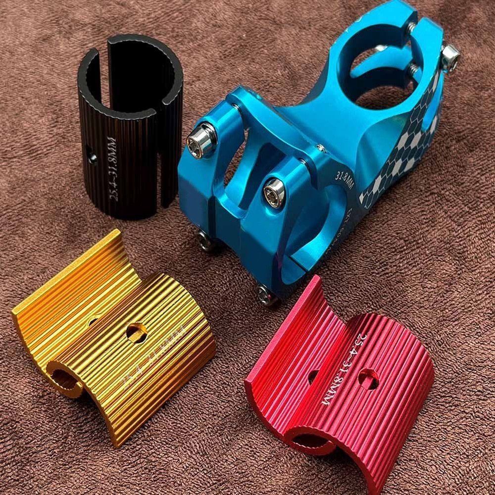 Practical Bicycle Handlebar Conversion Piece Aluminum Alloy Reducer Sleeve