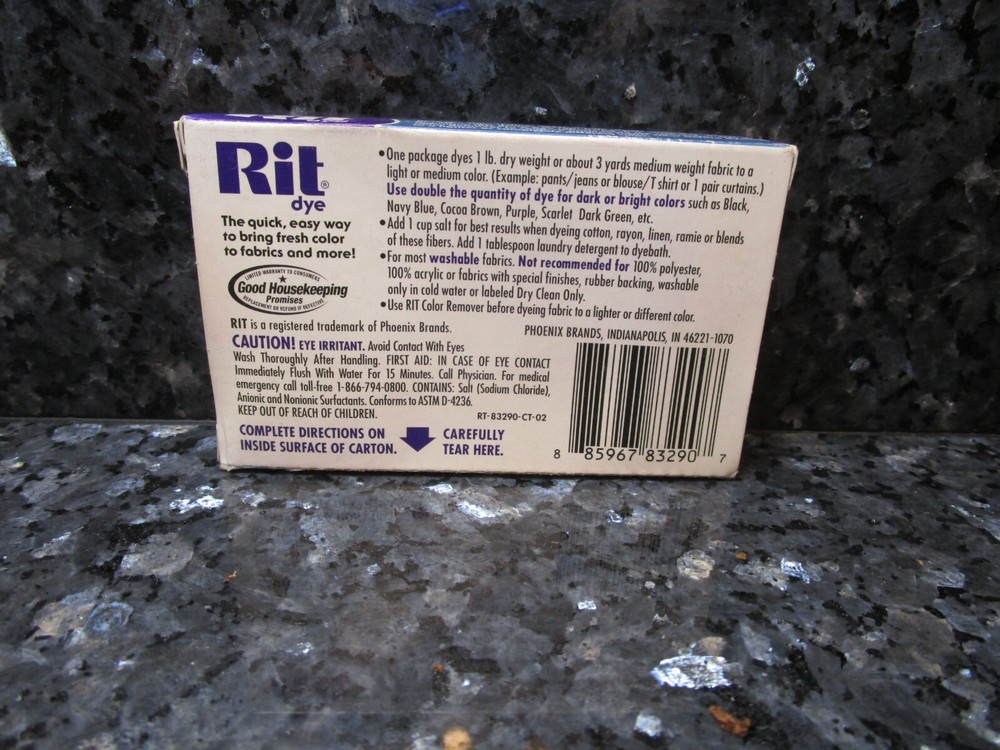 Rit Dye Powder Box ~ Old Formula ~ Royal Blue 29