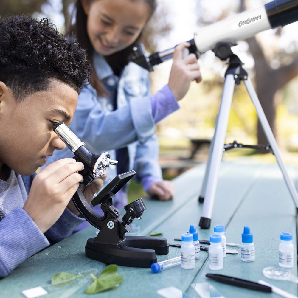 Educational Insights GeoSafari Telescope & Microscope Set - Science Kit with Ref