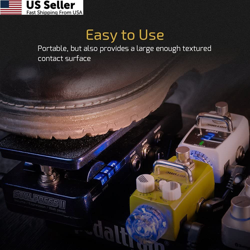 Hotone Wah Active Volume Passive Expression Guitar Effects Pedal Blue