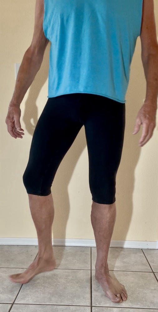 Cotton Spandex Tights 3/4 Legs Medium - Soft, Thin & Stretchy!