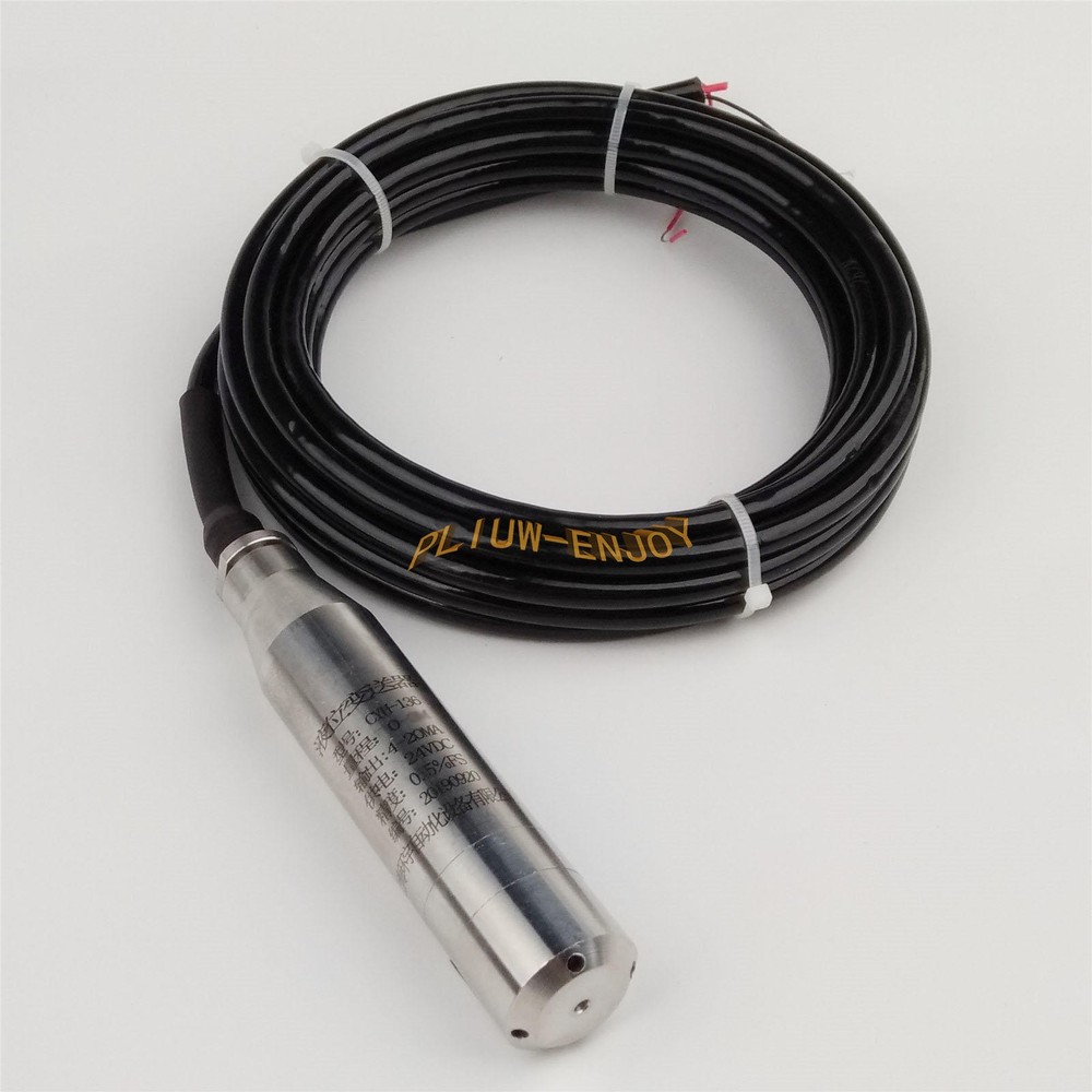 4-20MA 1.0m Range Water Level Transmitter Liquid Level Transducer Sensor